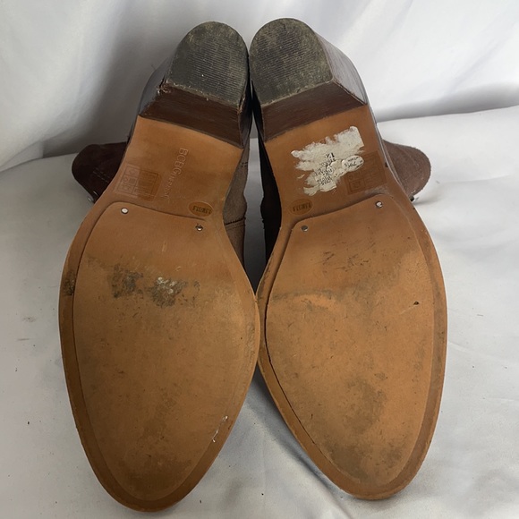 BCBGENERATION WOMAN BROWN SUEDE BOOTS SIZE 7.5 - Picture 7 of 9